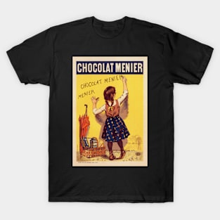 Vintage Advertising Poster Chocolat Menier T-Shirt